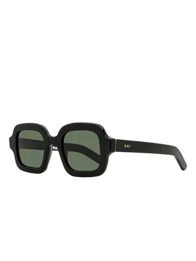 Retrosuperfuture Benz Rounded Square-frame Sunglasses In Black