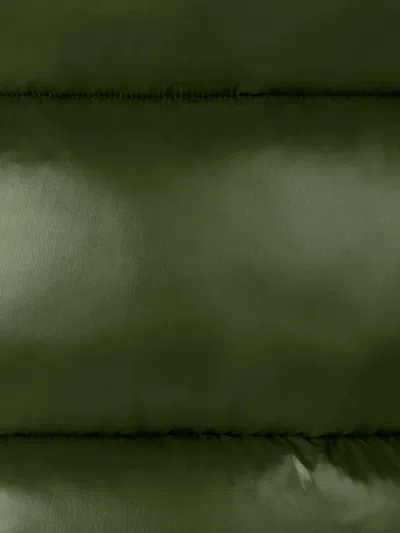 Save The Duck Hooded Puffer Jacket In Green