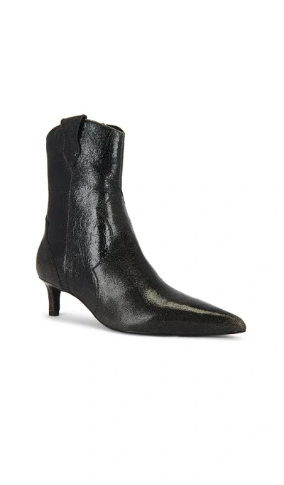 Seychelles Dallas Pointy Toe Western Sock Boot In Black