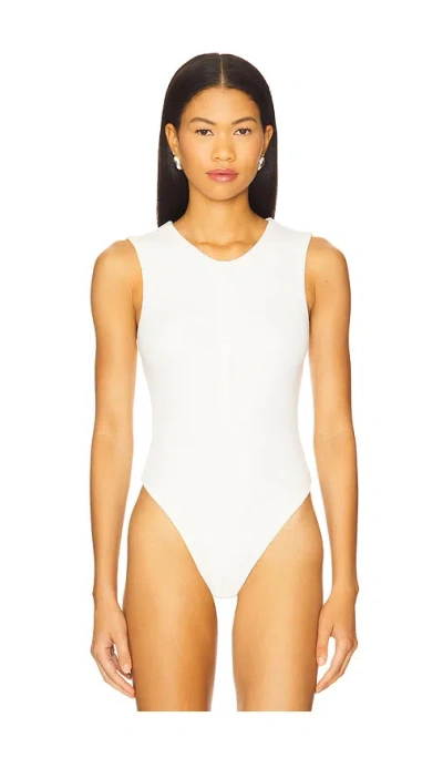 All The Ways Tamara Bodysuit Top In White
