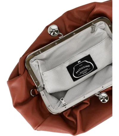 Weekend Max Mara Pasticcino Cubico Medium Coccio Clutch In Brown