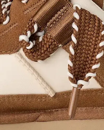 Ugg Astromel Platform Lace-up Sneakers In Brown