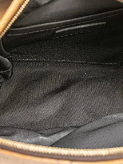 Pre-owned Louis Vuitton 2017 Monogram Reverse Mini Palm Springs Backpack In Brown