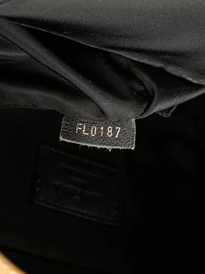 Pre-owned Louis Vuitton 2017 Monogram Reverse Mini Palm Springs Backpack In Brown