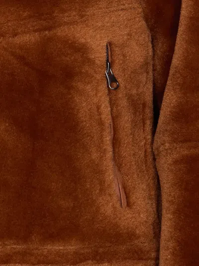 Urbancode Reversible Toffee Wool-blend Jacket In Brown