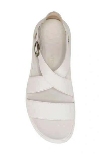 Vionic Harmony Rx Leather Strappy In Neutral