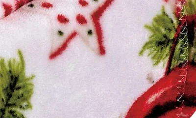 Luxury Home Rustic Pickup Truck Holiday Plush Fleece Throw Blanket In Multi