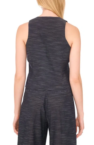 1.state Women's Sleeveless Striped Vest In Black