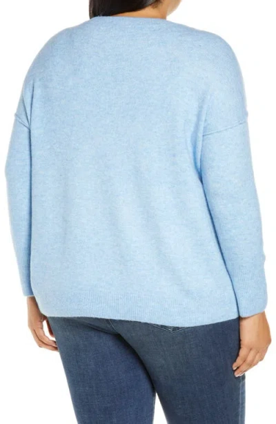 Vince Camuto Crewneck Sweater In Blue