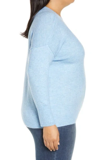 Vince Camuto Crewneck Sweater In Blue