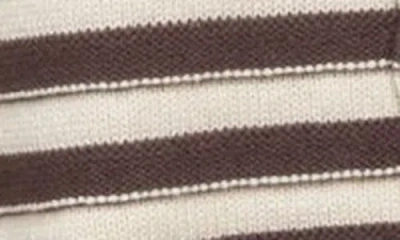 Blu Pepper Stripe Pullover Sweater In Multi