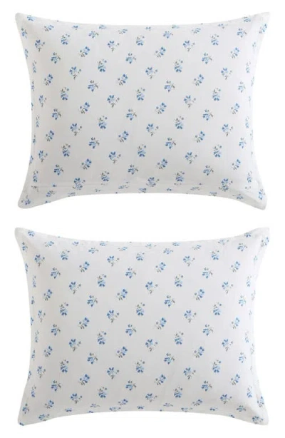 Stone Cottage Sketchy Ditsy Cotton Percale Comforter & Sham Set In White