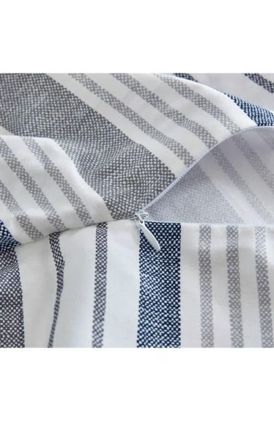 Stone Cottage Conrad Reversible Cotton Sateen Comforter & Sham Set In Blue