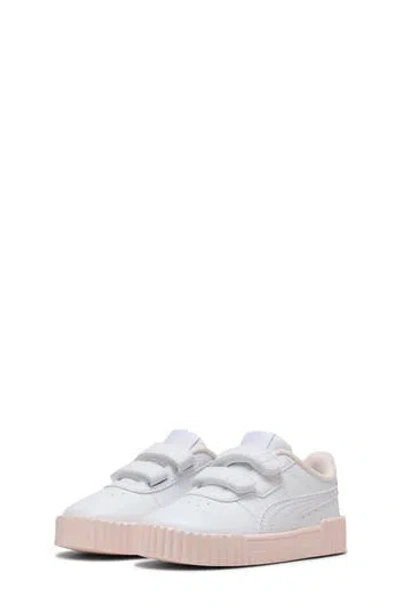 Puma Kids' Carina 3.0 First Blossom Sneaker In White