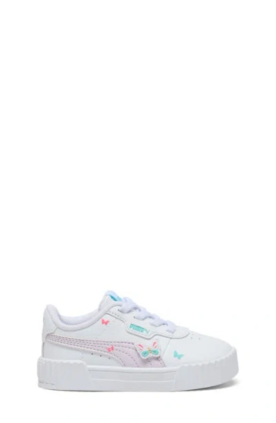 Puma Kids' Carina 3.0 First Blossom Sneaker In White