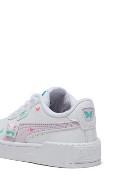Puma Kids' Carina 3.0 First Blossom Sneaker In White
