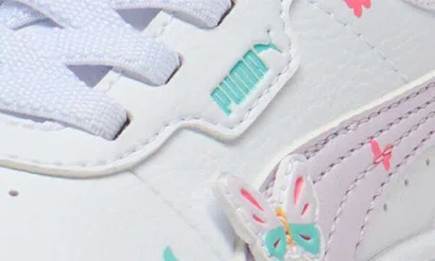 Puma Kids' Carina 3.0 First Blossom Sneaker In White