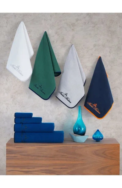 Brooks Brothers Contrast Frame 6 Piece Turkish Cotton Towel Set In Blue