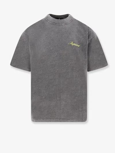 Represent Script Logo T-shirt In Gray