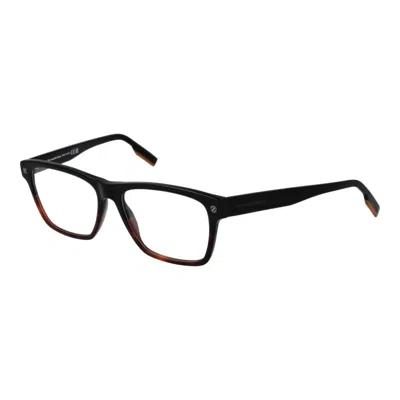 Ermenegildo Zegna Black Men Optical Frames In Multi