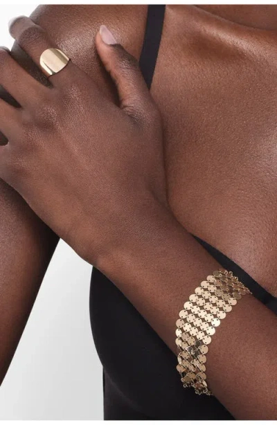 Lana Chainmail 5-row Bracelet In Gold