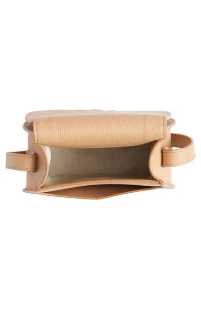 Chloé Small Marcie Leather Crossbody Bag In Neutral