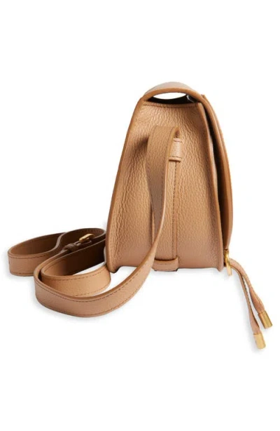 Chloé Small Marcie Leather Crossbody Bag In Neutral