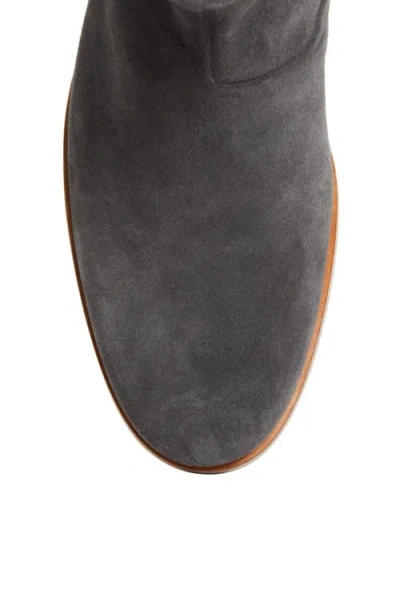 Common Projects Zipper Boot In Waxed Suede In Gray