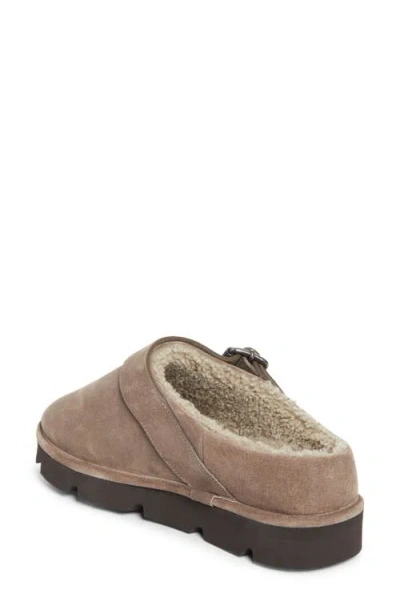Brunello Cucinelli Monili Trim Genuine Shearling Lined Clog In Multi