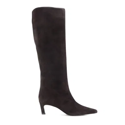 Notabene 50mm Flavia Suede Boots In Brown