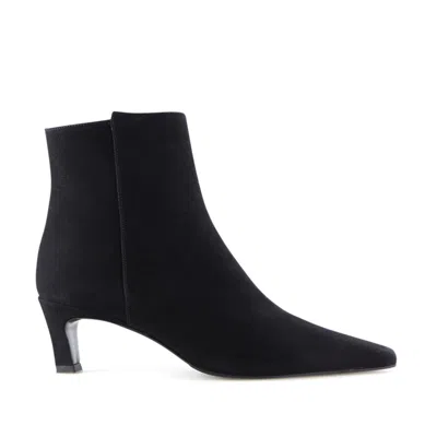 Notabene 50mm Fausta Suede Boots In Black