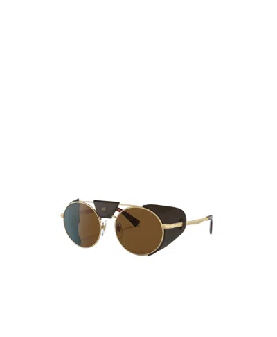 Persol Logo Sunglasses In Brown