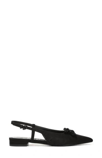 Circus Ny By Sam Edelman Women's Delanie Pointed-toe Slingback Flats In Black