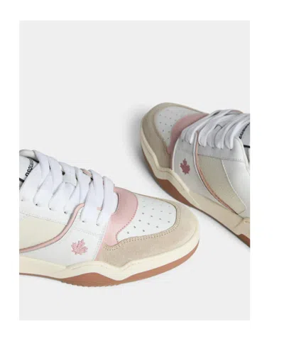 Dsquared2 Dsquared Multicolor Leather Spiker Sneakers In Multi