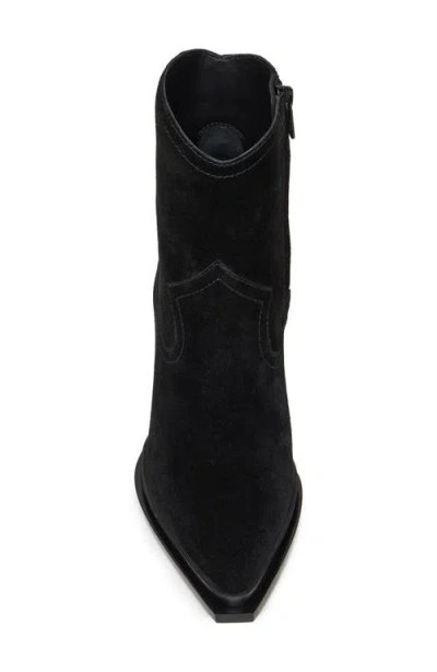 Paige Posey Block Heel Bootie In Black
