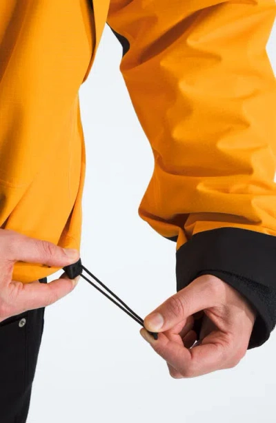 The North Face Dryvent Mono Nylon Windbreaker Jacket In Yellow