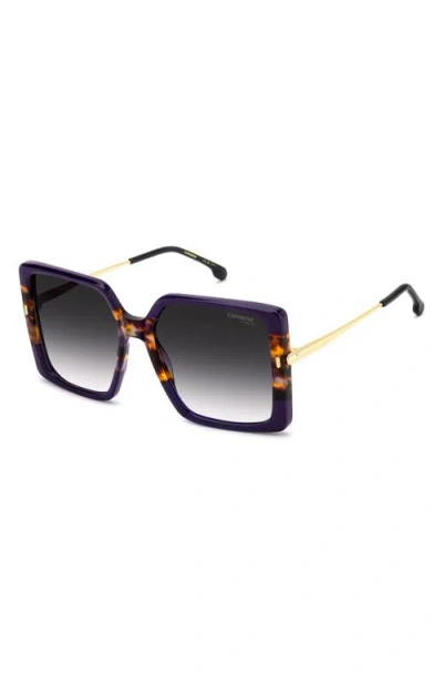 Carrera Eyewear 57mm Rectangular Sunglasses