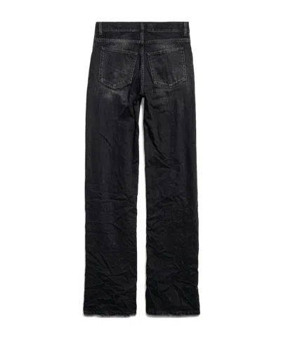 Balenciaga Wide Leg Pants In Black