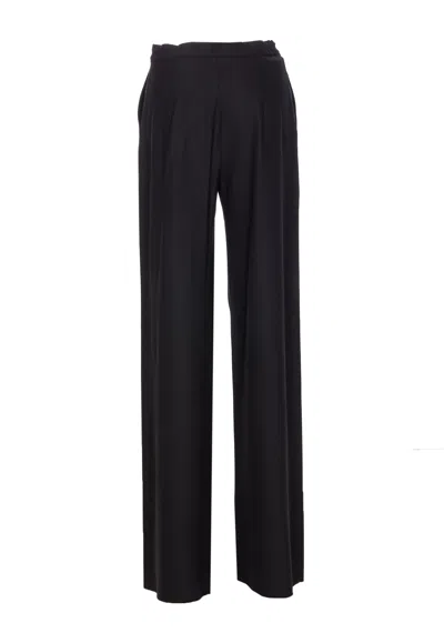 Max Mara Berard Wool Drawstring Trousers By In Black