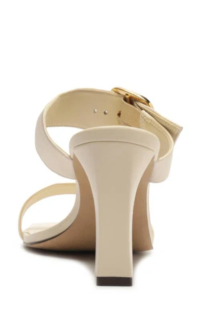 Arezzo Beverly Slide Sandal In Neutral