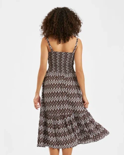 Ripe Maternity Grace Smocked Midi Maternity Sundress In Multi