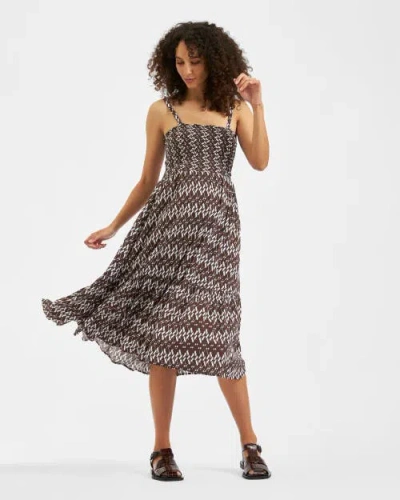 Ripe Maternity Grace Smocked Midi Maternity Sundress In Multi