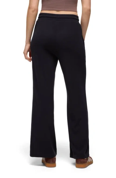 Prana Willow West Wide Leg Drawstring Pants In Black