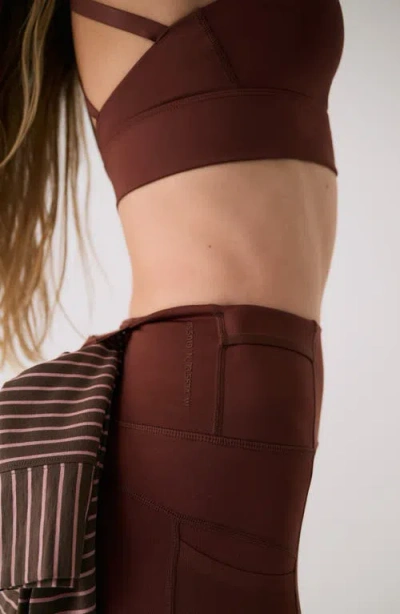 Lole Action 7/8 Length Ankle Leggings In Brown