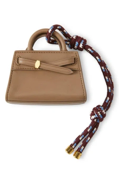 Veronica Beard Dash Bag Charm In Brown