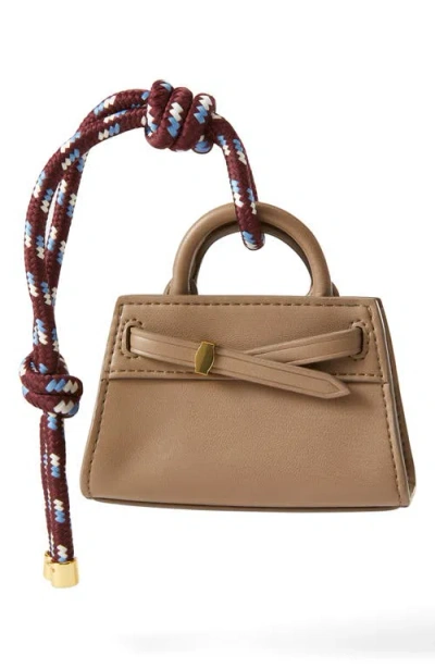 Veronica Beard Dash Bag Charm In Brown