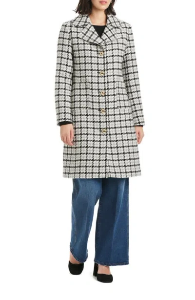 Kate Spade New York Single Breasted Notch Lapel Coat In Multi