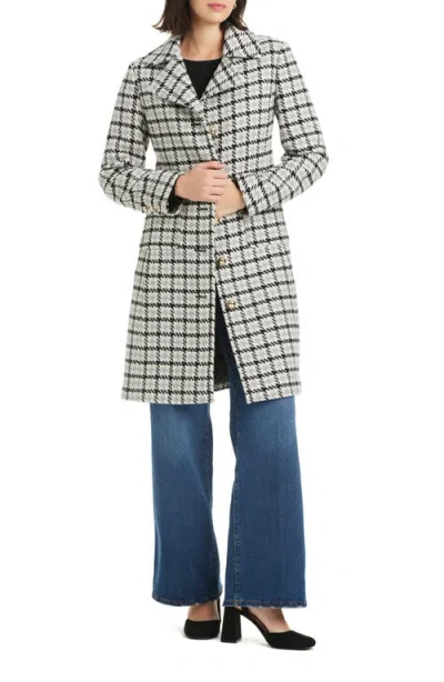 Kate Spade New York Single Breasted Notch Lapel Coat In Multi