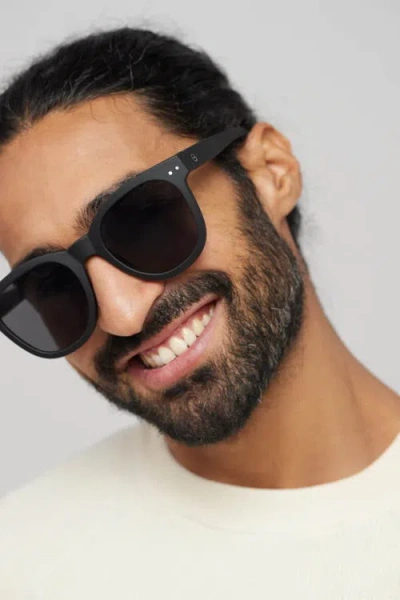 Izipizi Slmsnc01 #n C01 Wayfarer Sunglasses In Black