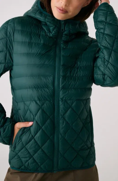 Lole The Base Packable Insulated Hooded Jacket In Multi